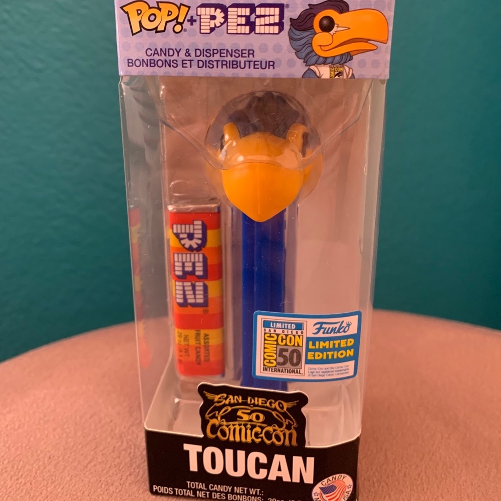 2019 SDCC FUNKO Limited Edition Toucan Pop! + Pez
